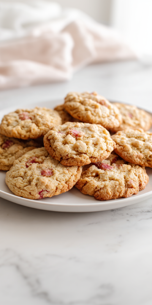 Authentic Brown Sugar Rhubarb Cookies Recipe!