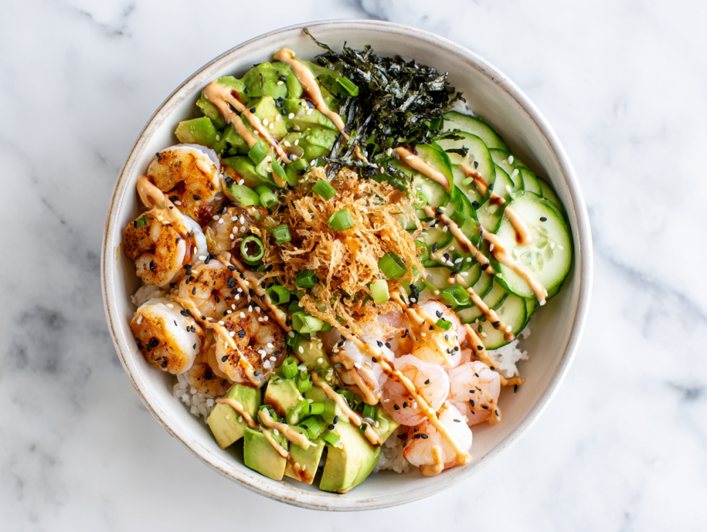 The Best Crispy Shrimp Sushi Bowl Recipe!