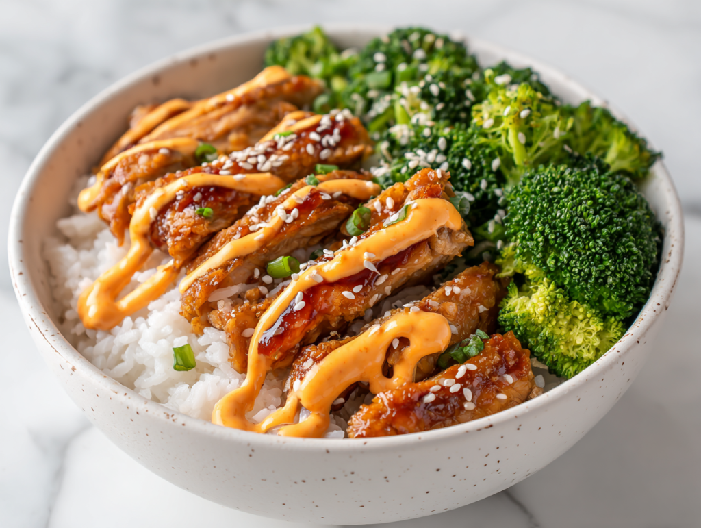 Healthy Sticky Chicken Bowls Recipe!