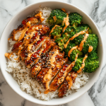 Healthy Sticky Chicken Bowls Recipe!