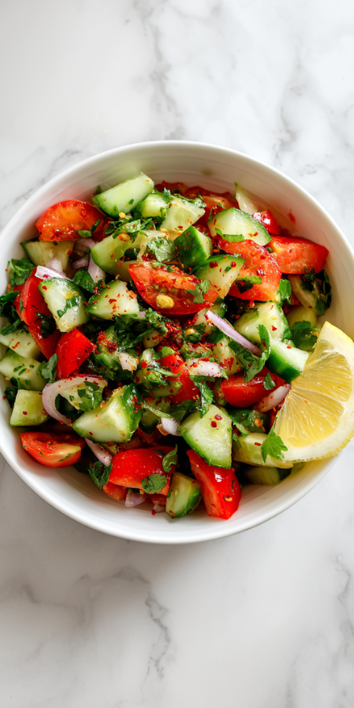 Quick & Easy Kachumber Salad in 10-Minutes!