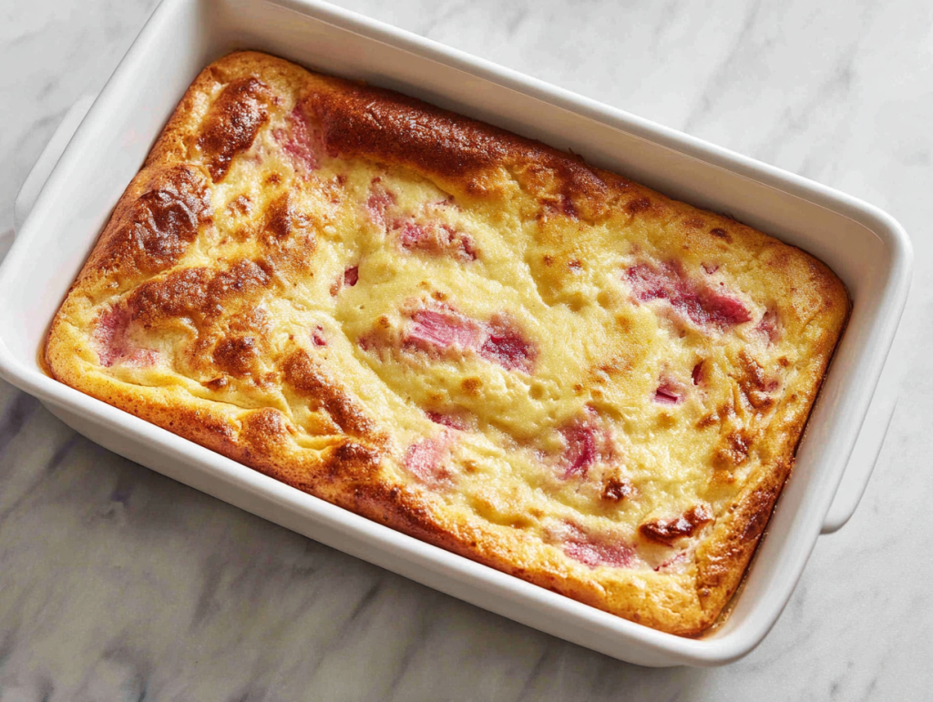 Delicious Rhubarb Custard Kuchen Recipe!