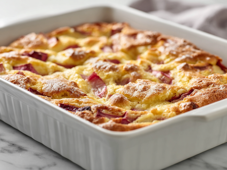 Delicious Rhubarb Custard Kuchen Recipe!