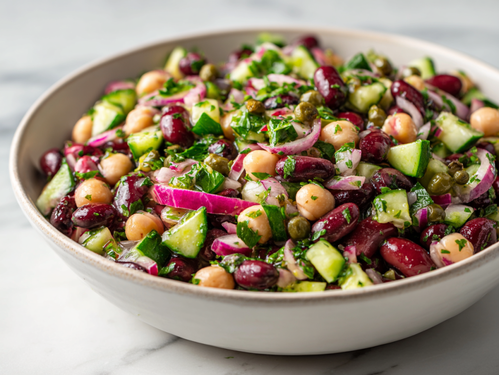 Protein-Packed Mixed Bean Salad in 15 Minutes!