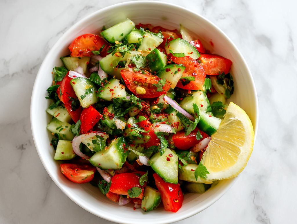 Quick & Easy Kachumber Salad in 10-Minutes!