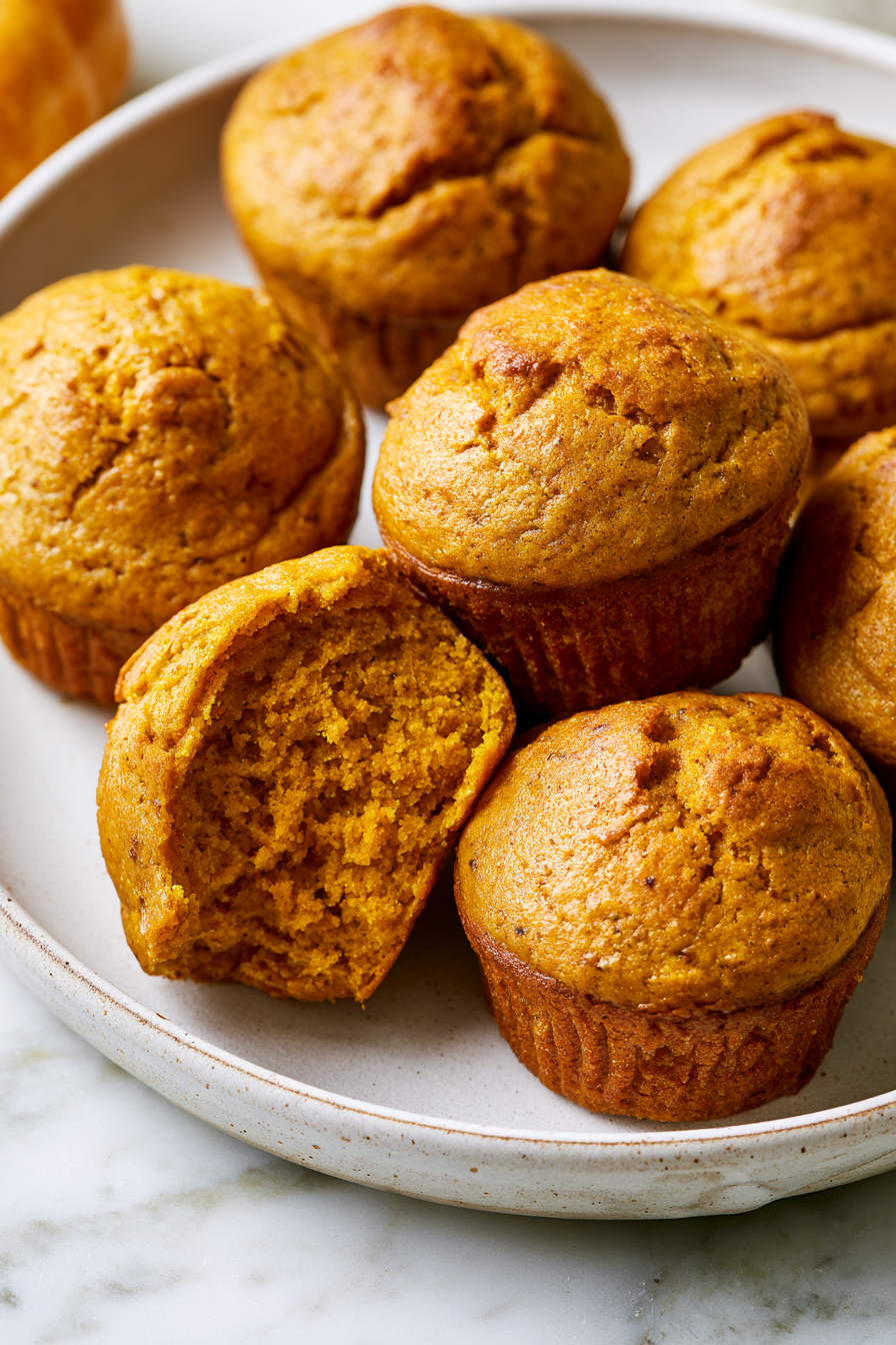 Serve Pumpkin Muffins with Cardamom and Ginger