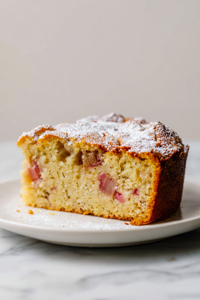 Slice and Serve: Authentic Norwegian Rhubarb Cake Recipe!