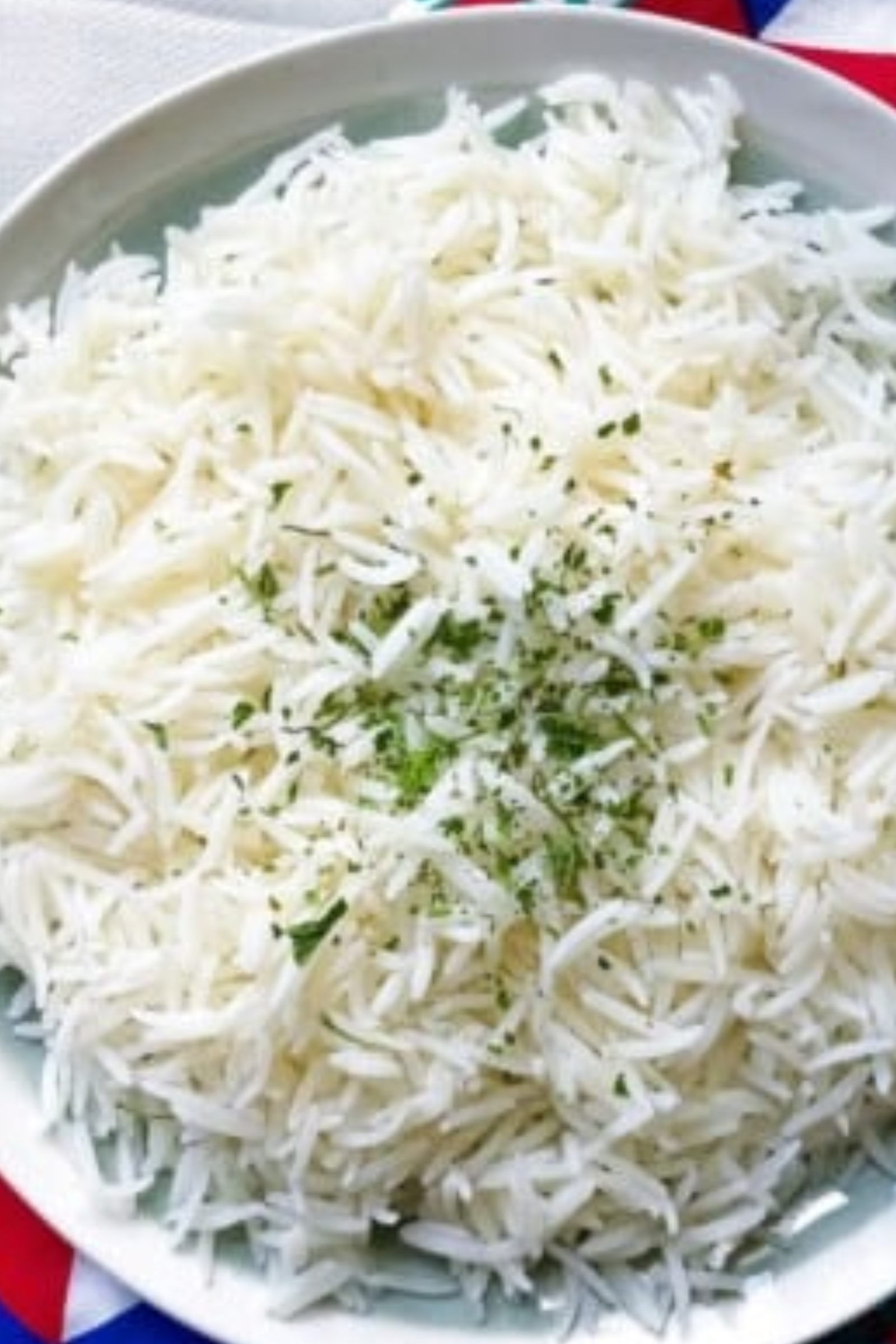 Spoon warm rice into serving plate