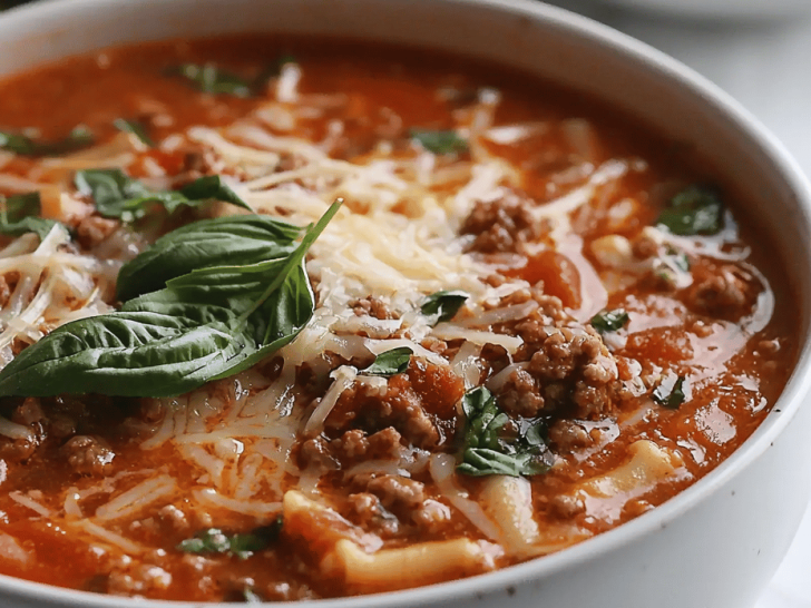 Hearty Lasagna Soup with a Twist: Comfort in Every Spoonful