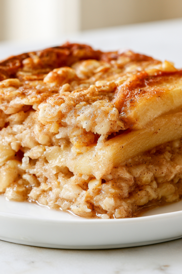 Baked Apple Cinnamon Oatmeal Recipe