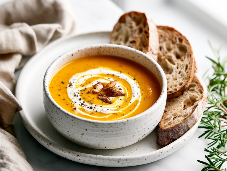 Creamy Roasted Pumpkin Soup