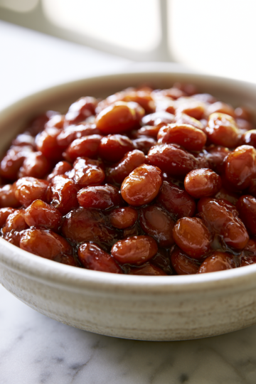 Maple Glazed Slow Cooker Beans