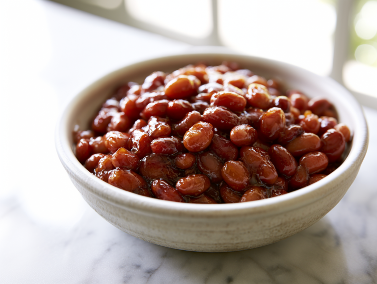 Maple Glazed Slow Cooker Beans