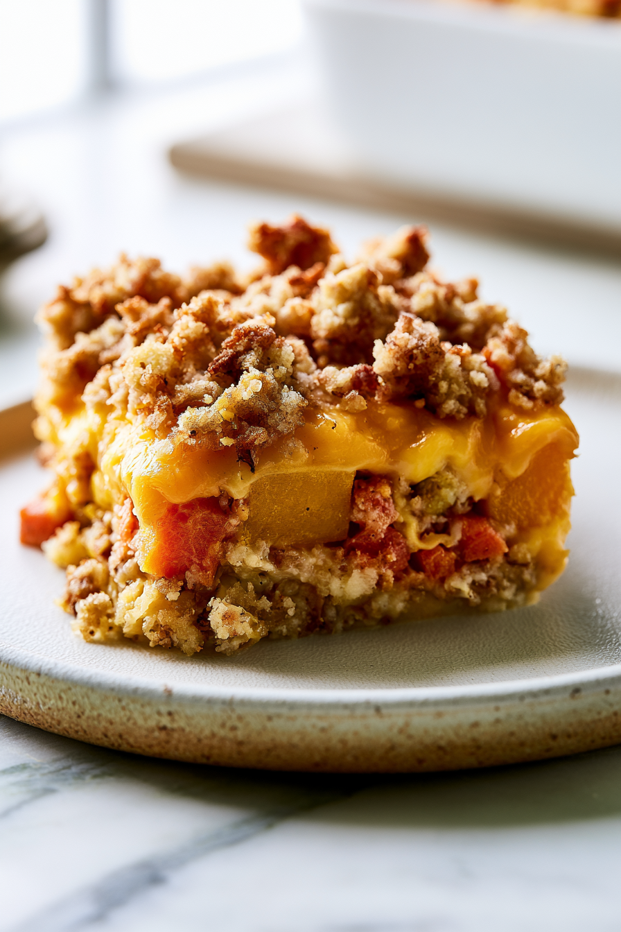 Serve Autumn Fall Vegetable Casserole