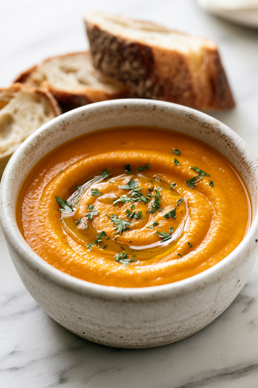 Serve Autumn Root Vegetable Soup