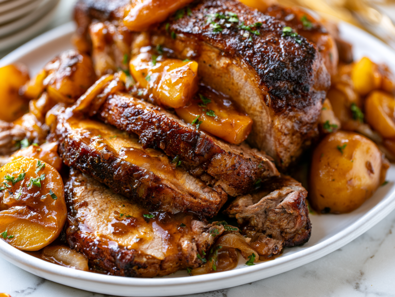 Slow Cooker Apple Cider Pork Roast Recipe