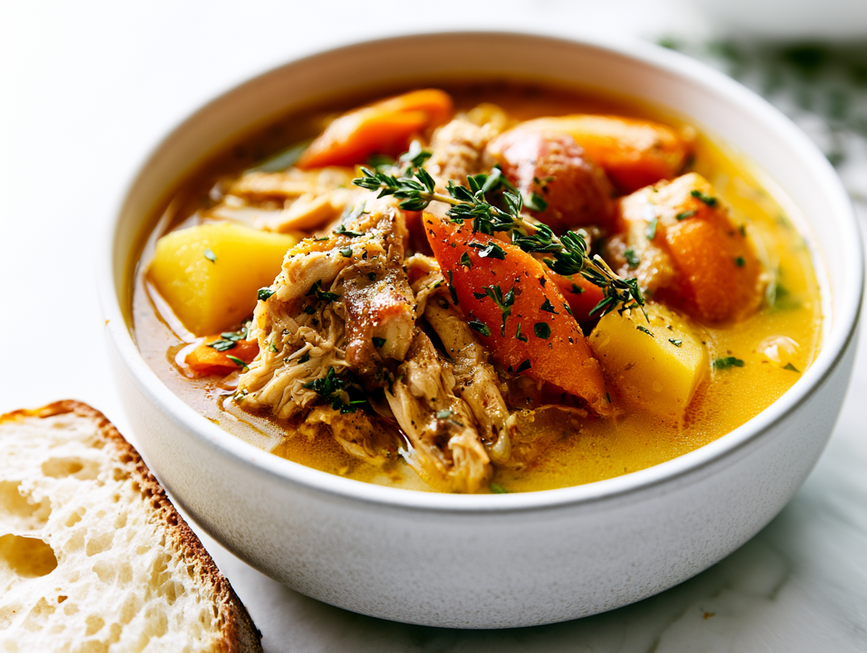 Slow Cooker Fall Chicken Stew