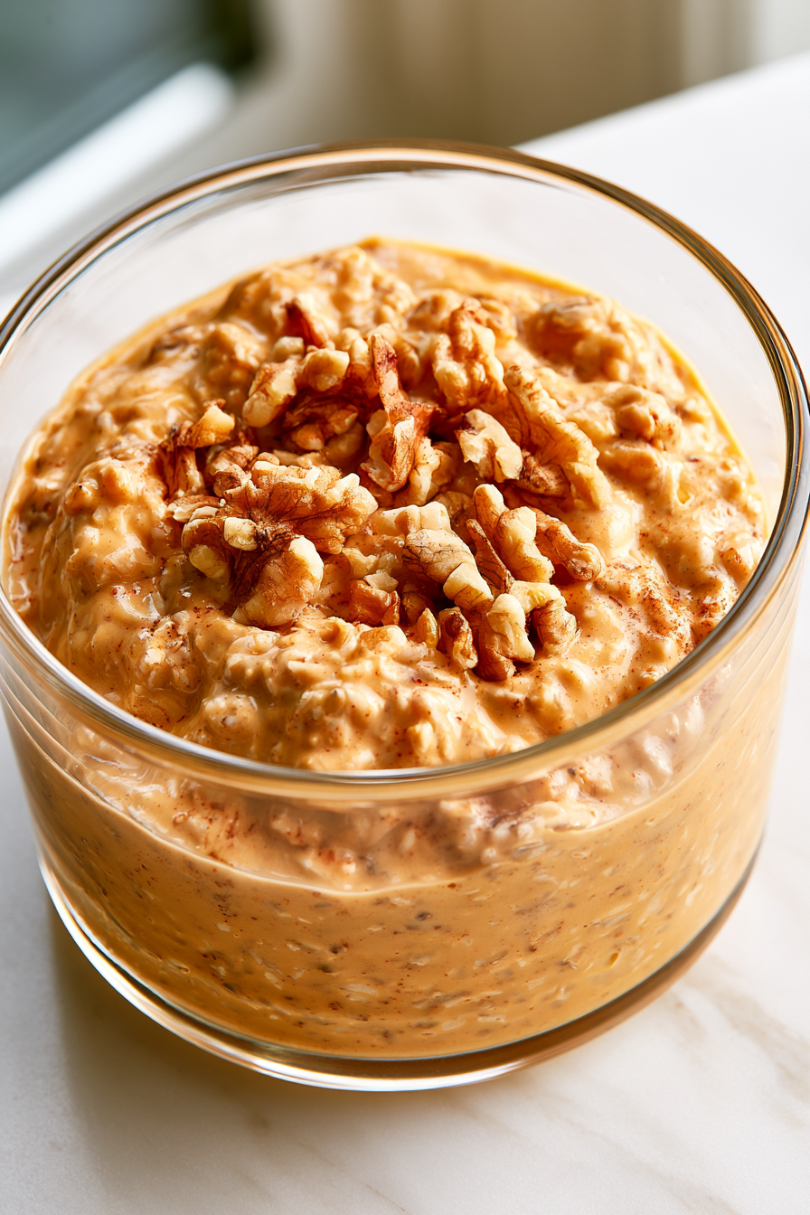 Spoon the oats into bowls and optionally top with your favorite garnishes like toasted nuts