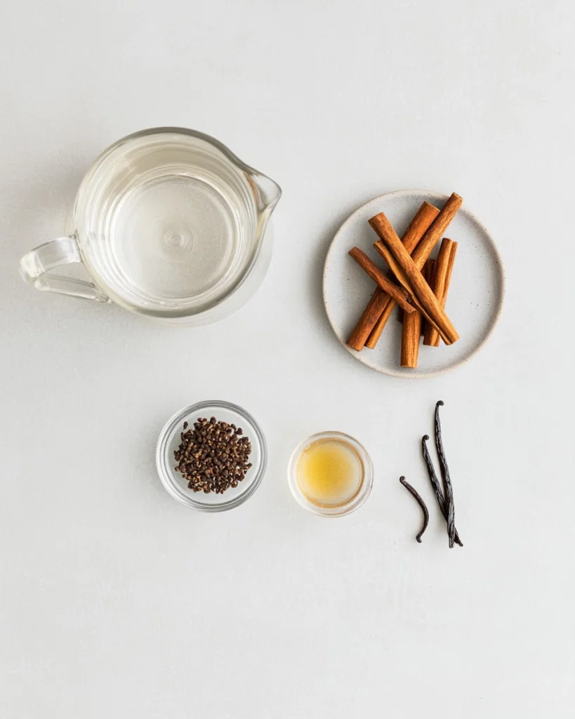 Vanilla Cinnamon Simmering Pot Recipe Ingredients