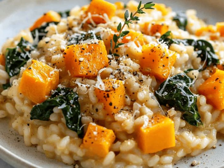 Autumnal Twist: Butternut Squash & Spinach Risotto You Didn’t Know You Needed