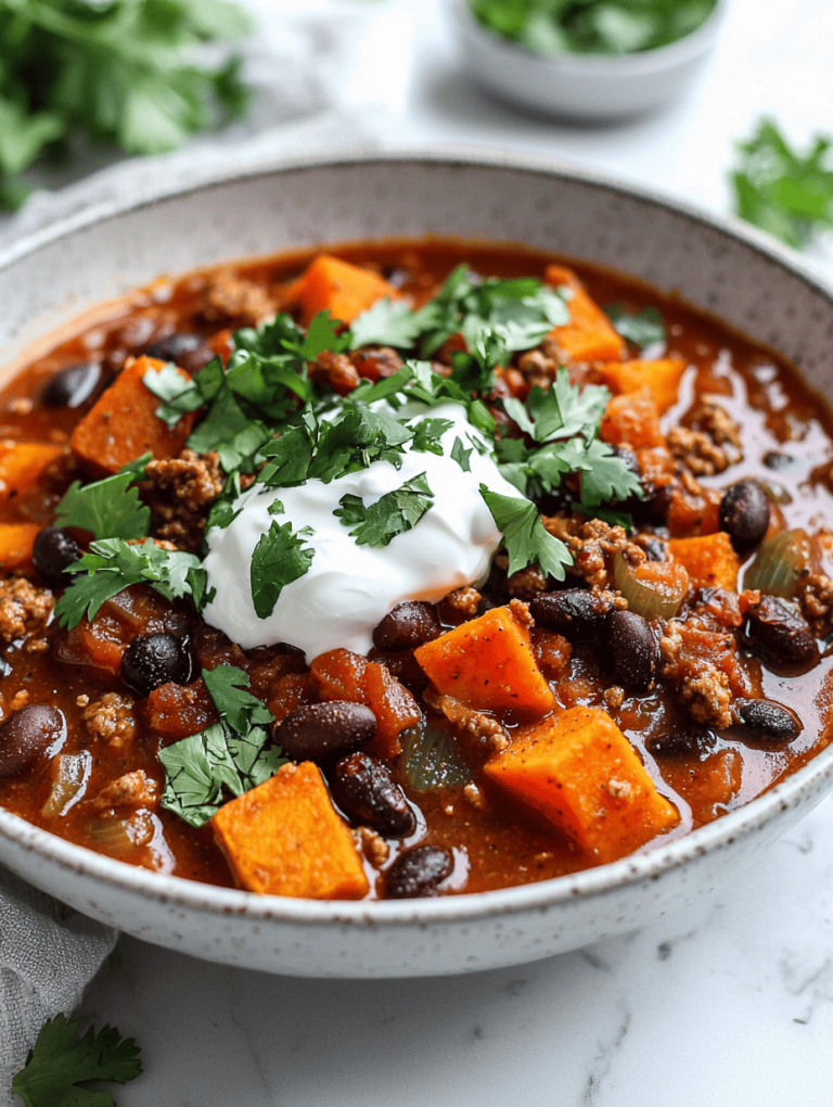 Autumn Sweet Potato Chili: Rediscover Cozy Cooking with a Modern Twist