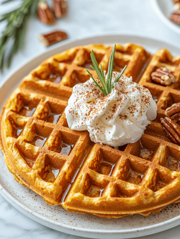 Gluten-Free Pumpkin Waffles Recipe