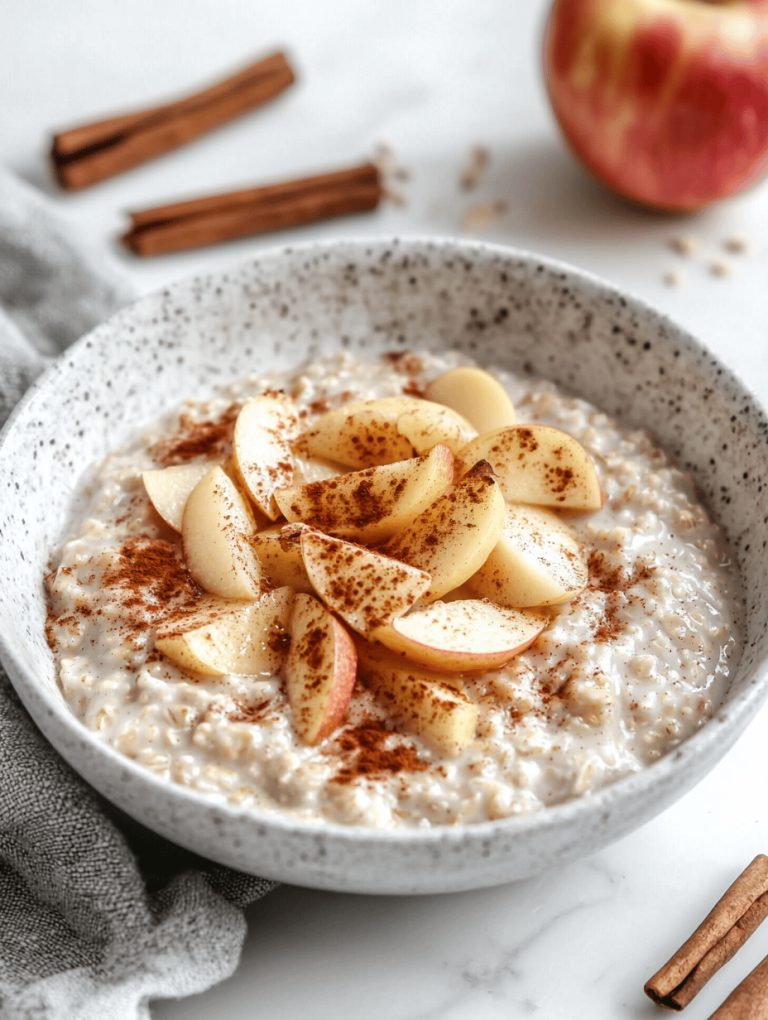 The Cozy Secret to Perfect Apple Cinnamon Oatmeal