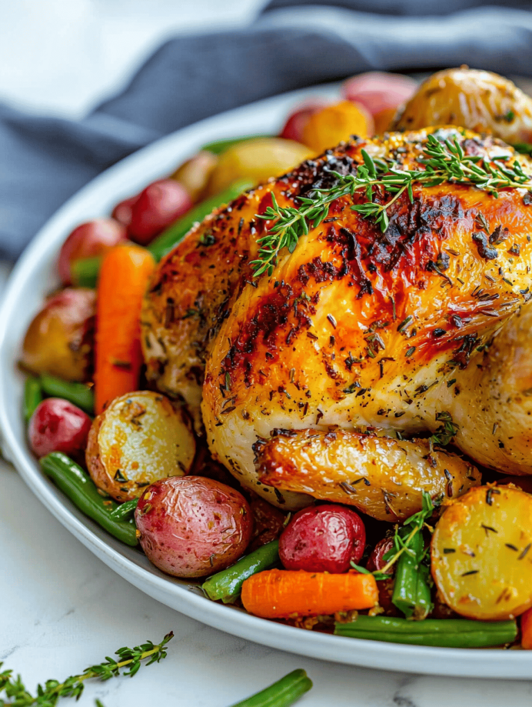 The Cozy Magic of Slow Cooker Roasted Chicken & Vegetables