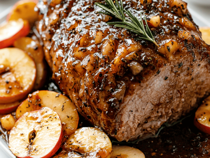 Autumn’s Secret: Slow Cooker Apple Cider Pork Roast with a Twist