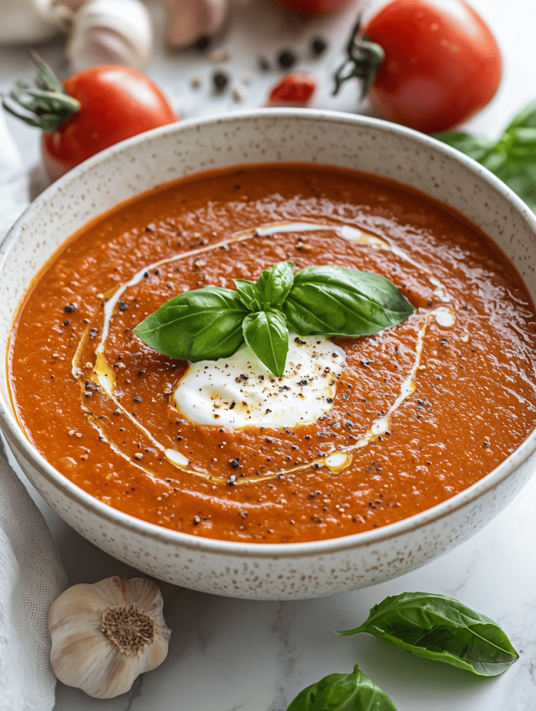 Lazy Days: Crockpot Roasted Tomato Soup with a Surprise Twist
