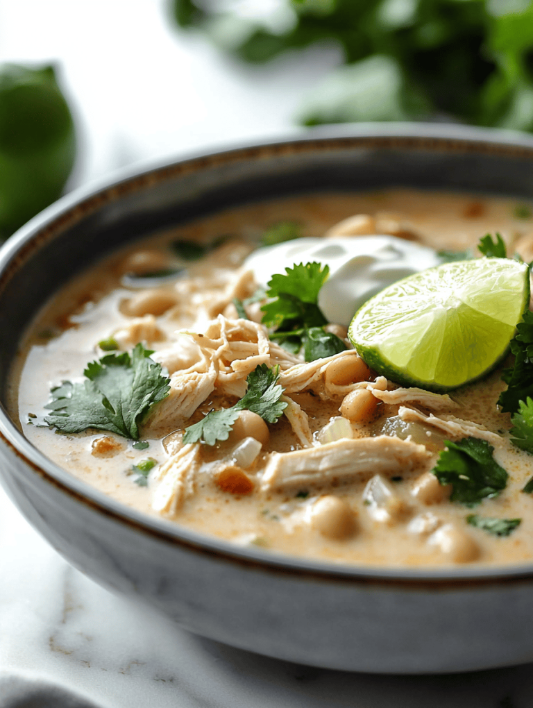 White Chicken Chili: The Cozy Comfort You Didn’t Know You Needed