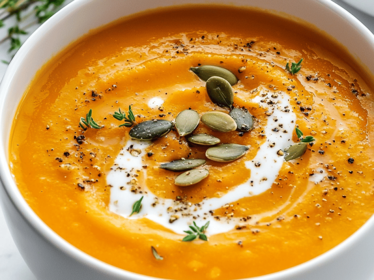 Cozy, Creamy Roasted Butternut Squash Soup Recipe