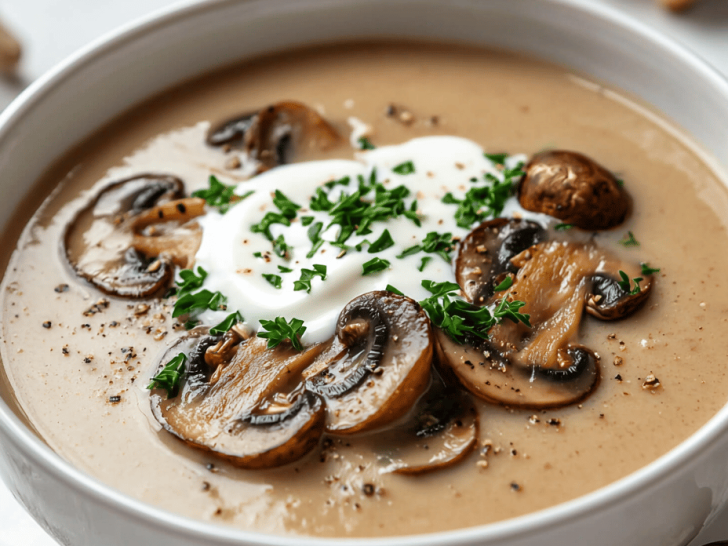Fall’s Hidden Gem: Creamy Mushroom Soup with a Twist