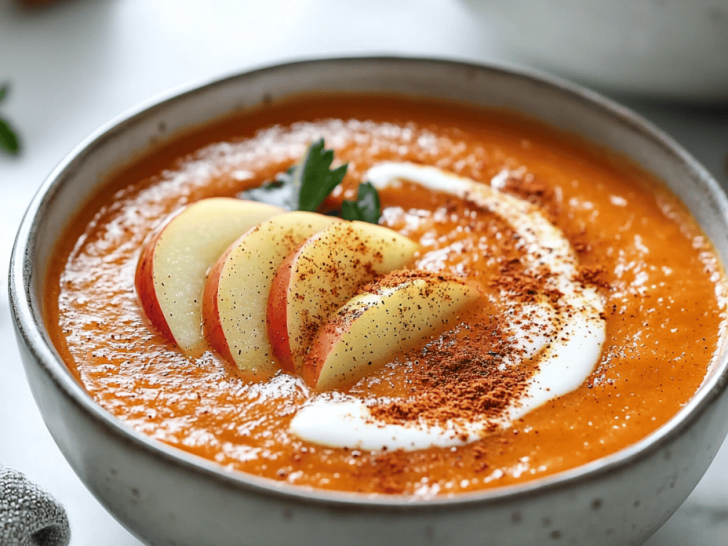 Unexpected Comfort: Spicy Apple Cinnamon Soup with a Twist