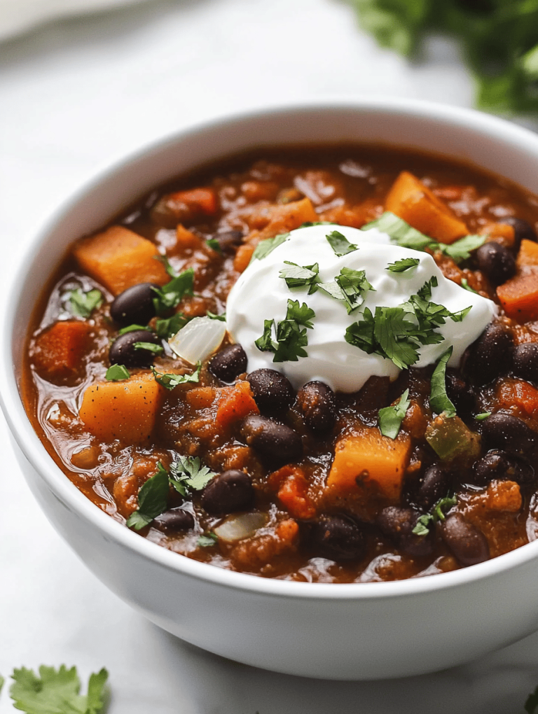 Pumpkin & Black Bean Chili Recipe