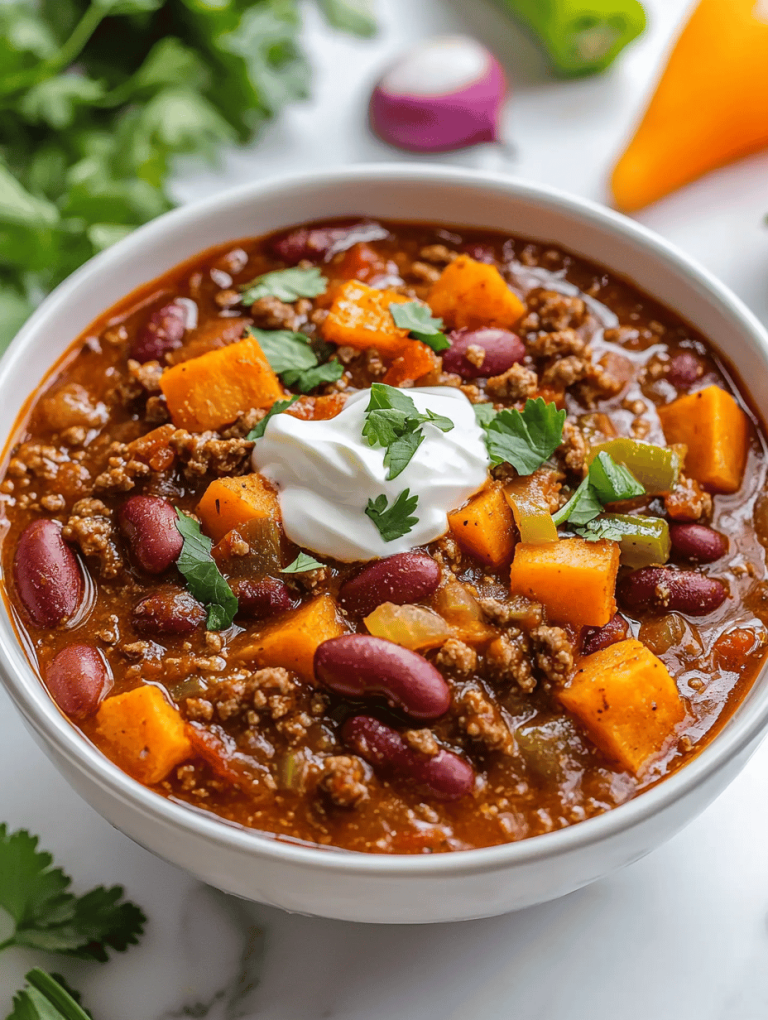 Root-to-Table Cozy: Slow Cooker Sweet Potato Chili with a Twist