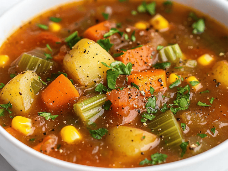 Harvest Dreams: Slow Cooker Vegetable Soup with a Nostalgic Twist