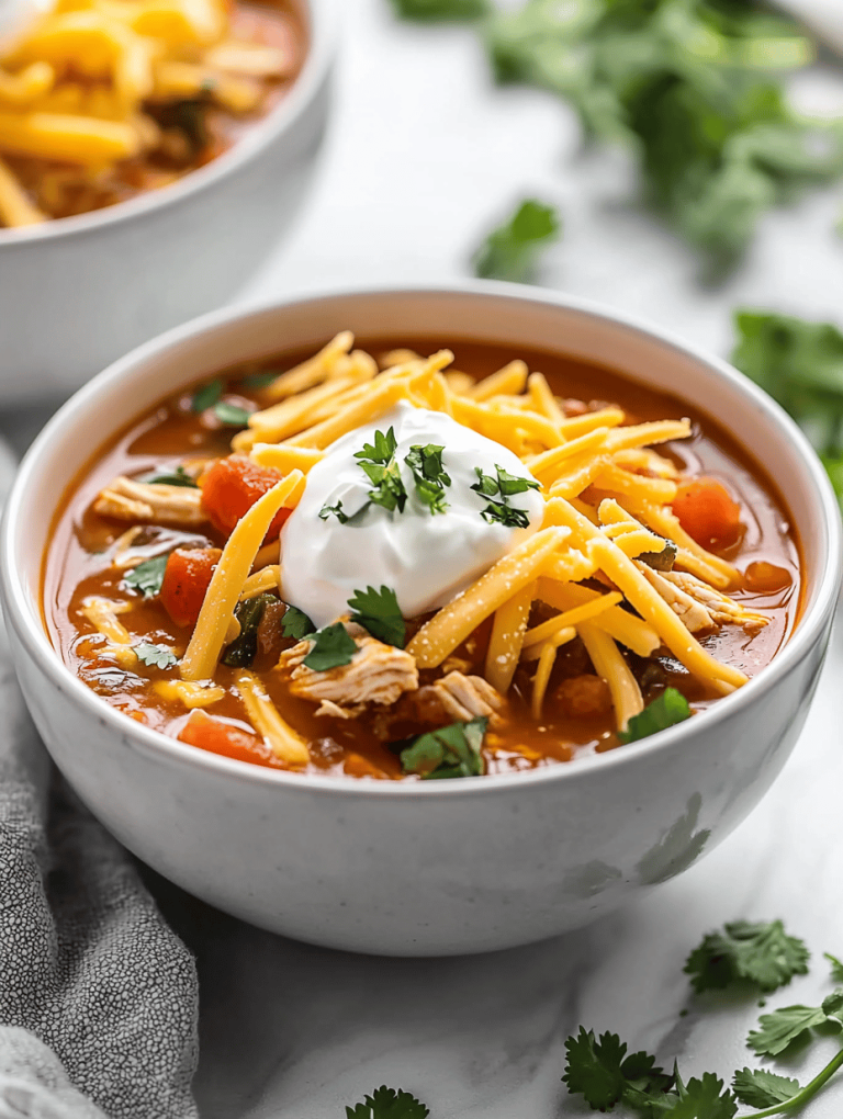 Slow Cooker Chicken Tortilla Soup: Cozy Comfort with a Flavor Twist