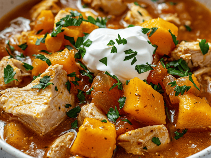 Unconventional Comfort: Crockpot Turkey & Pumpkin Stew with a Twist