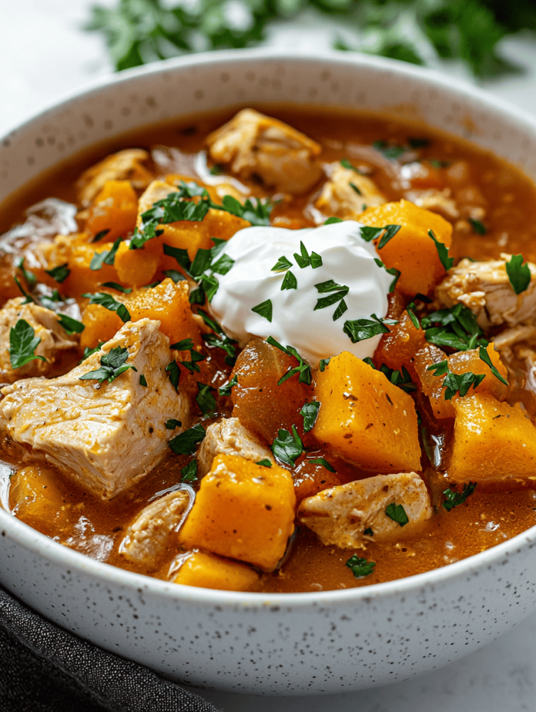 Crockpot Turkey & Pumpkin Stew Recipe