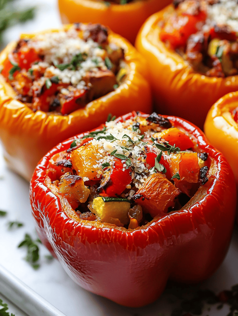 Autumn Harvest Stuffed Bell Peppers: A Cozy Twist with Fall Vegetables