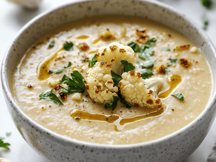 The Surprising Elegance of Roasted Cauliflower & Garlic Soup