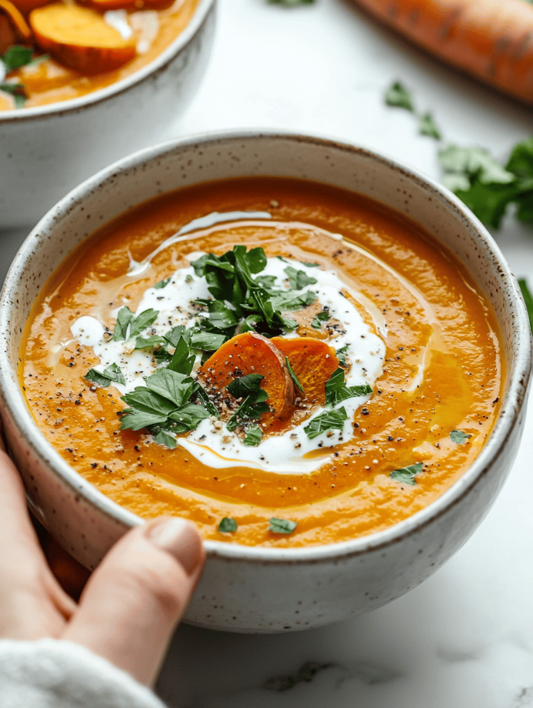 The Unlikely Cozy Twist: Crockpot Sweet Potato & Carrot Soup