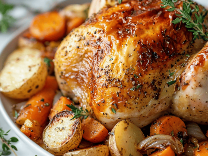 Slow Cooker Roasted Chicken & Veggies: A Cozy Weeknight Fix
