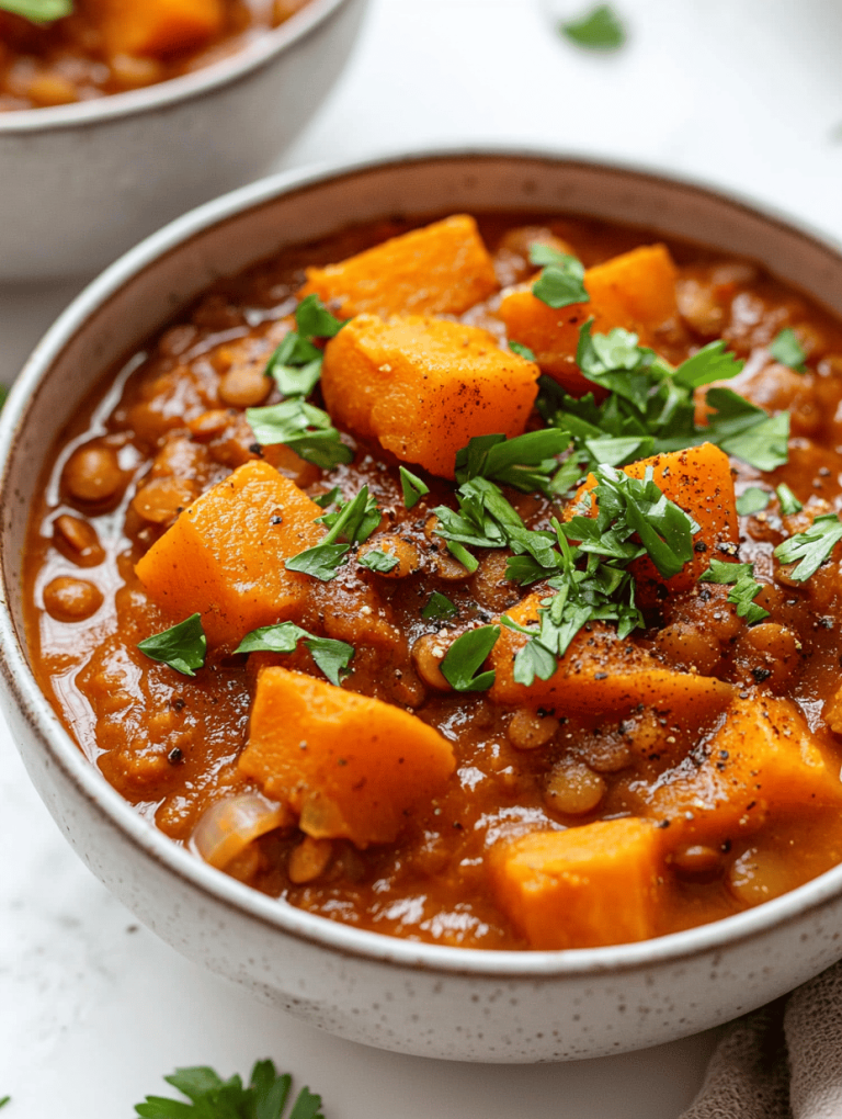 Vegan Pumpkin & Lentil Stew: The Cozy Unexpected Twist