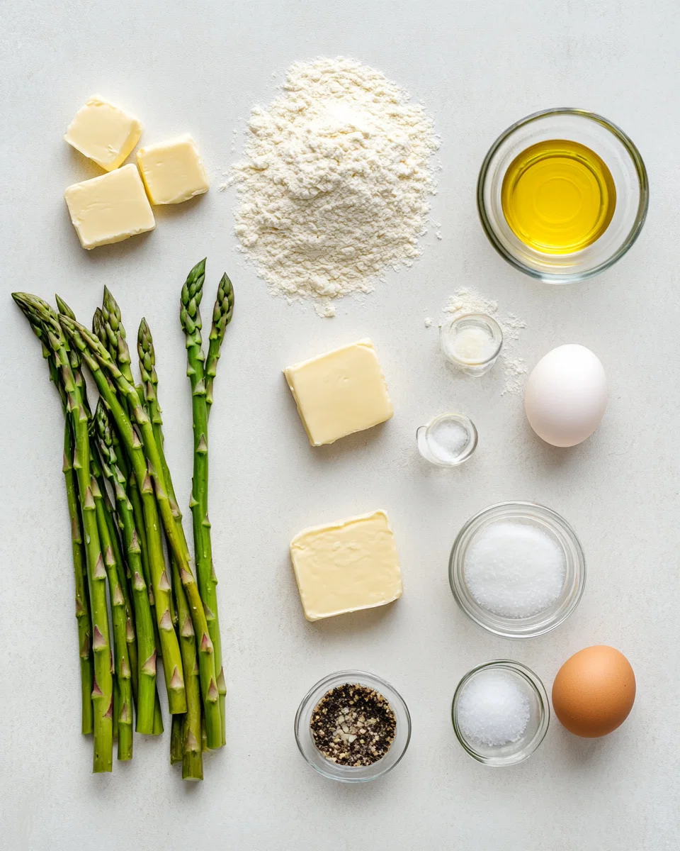 Asparagus and Parmesan Shortcrust Tart Recipe
