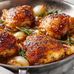 Crispy Skillet Chicken Thighs Recipe