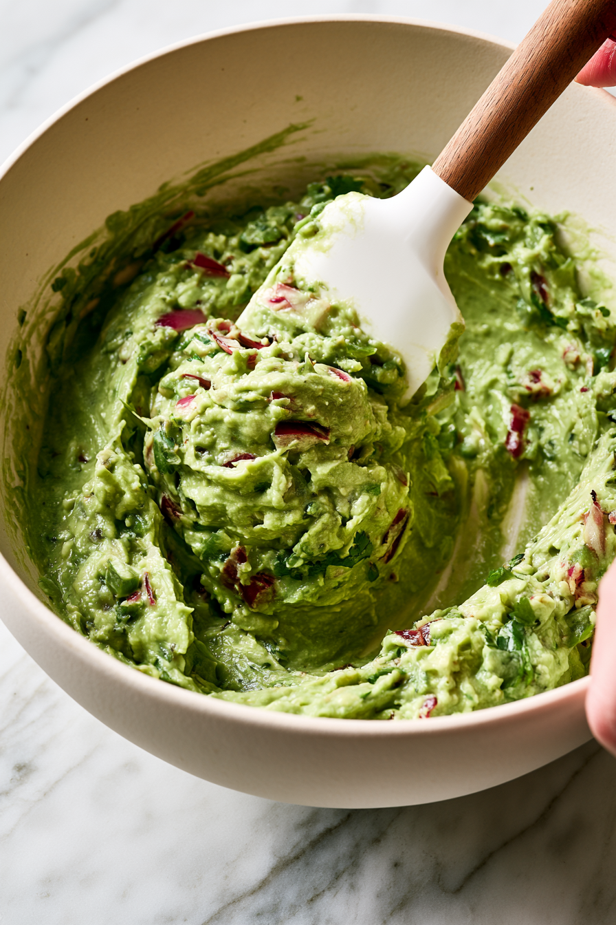 Taste the guacamole and season with salt and pepper, adjusting until it’s bright, flavorful, and perfectly balanced