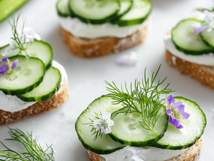 Delicate Cucumber Tea Sandwiches: A Vintage Twist for Modern Afternoon Tea