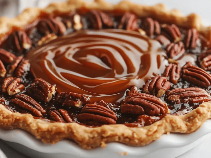 The Ultimate Pecan Pie with a Secret Caramel Swirl